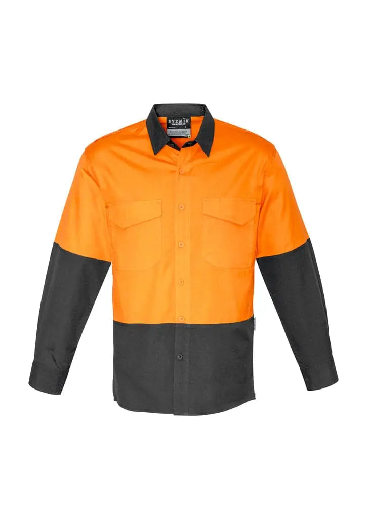 SYZMIK Men’s Rugged Cooling Hi-Vis Spliced Shirt ZW128 Metro Workwear.